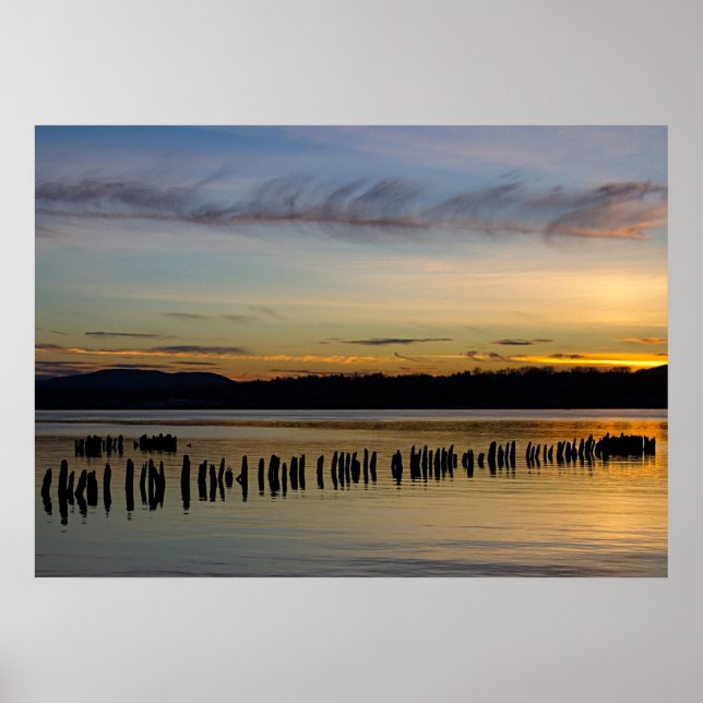 Póster Escena pacífica (Frente)