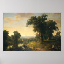 Escena Pastoral - Poster de Asher Durand Bella Art