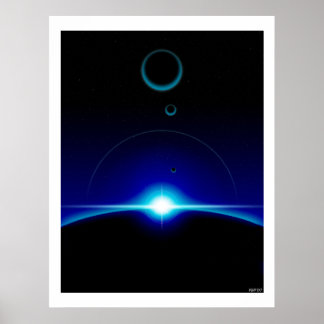 Póster Escena solar