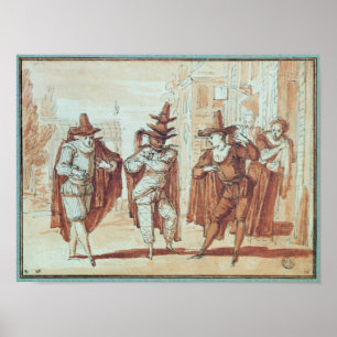 Póster Escena teatral