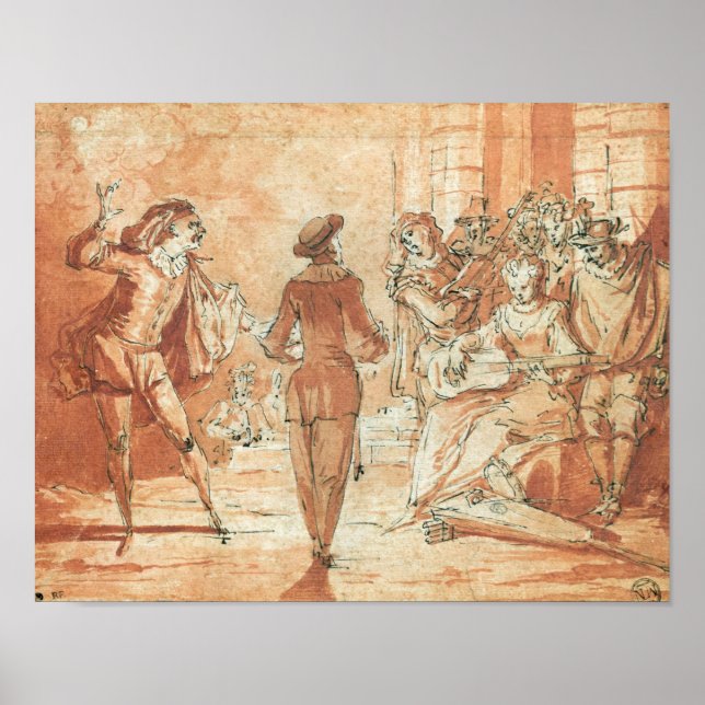 Póster Escena teatral (Frente)