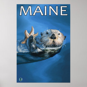 Póster Escenario de Otter MaineSea