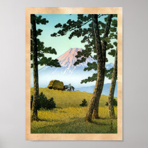 Póster Escenario de paisajes oriental japonés de Guay Mt.