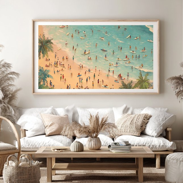 Póster Escenario de playa tropical | Verano costero (Subido por el creador)