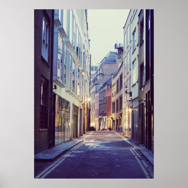 Póster Escenario de Soho London Street (Frente)