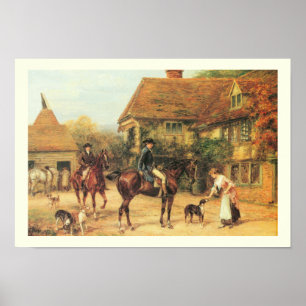 Póster Escenario del país antiguo