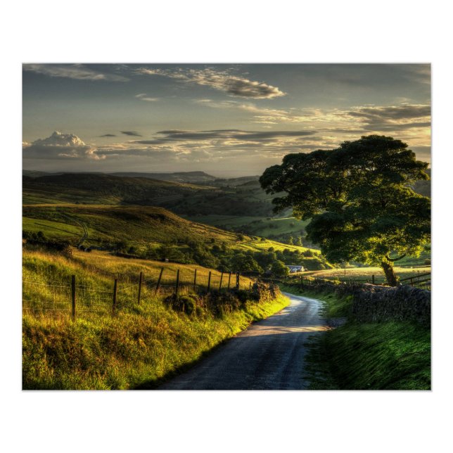 Póster Escenario exterior (Anverso)