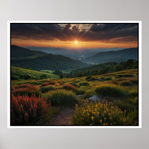 Póster Escenario natural de Serene