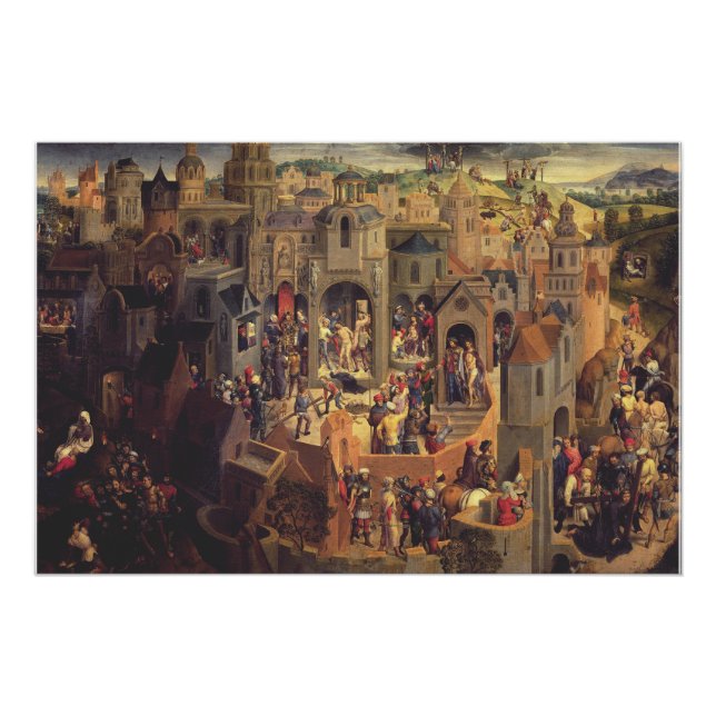 Póster Escenas de la crucifixión de Cristo (Anverso)