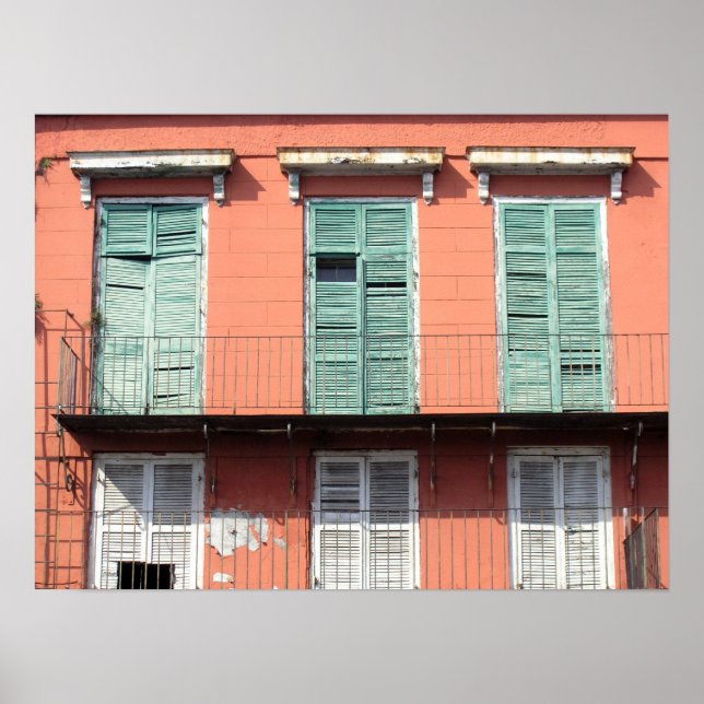 Póster Escenas de Nueva Orleans I (Frente)