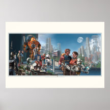 Esclavos del panel de control de Doom (30x20")