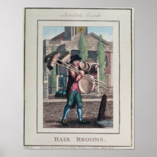 Póster Escobas del pelo, iglesia de Shoreditch