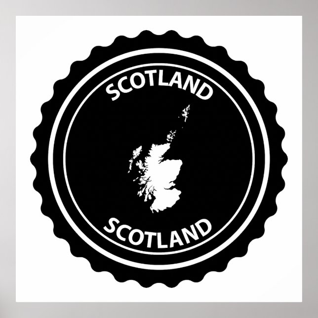 Póster Escocia (Frente)