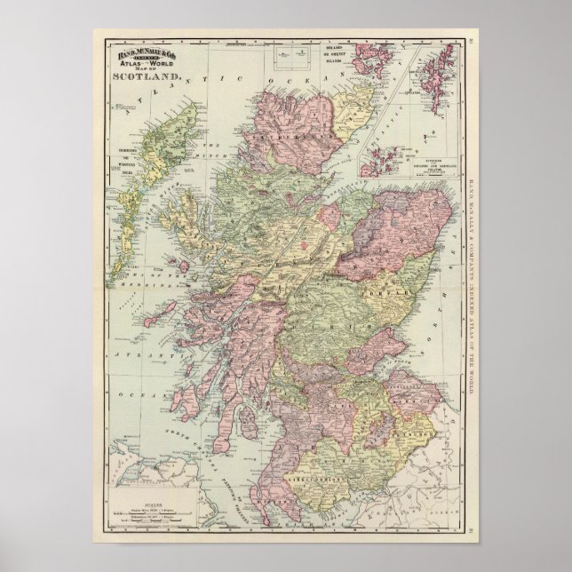 Póster Escocia (Frente)