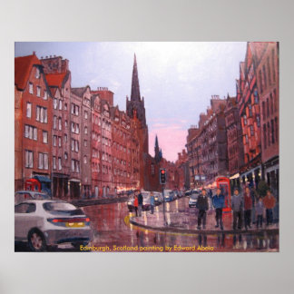 Póster Escocia, Edimburgo