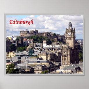 Póster Escocia - Edimburgo - Edimburgo
