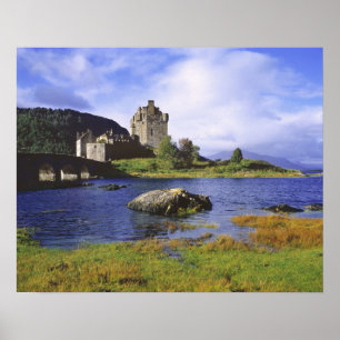 Póster Escocia, Highland, Wester Ross, Eilean Donan 2