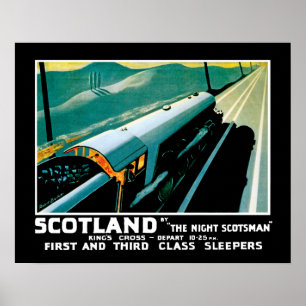Póster Escocia por The Night Scotsman