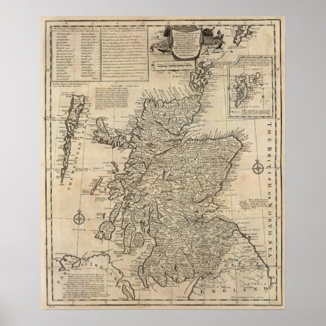 Póster Escocia y Gran Bretaña del Norte (Frente)
