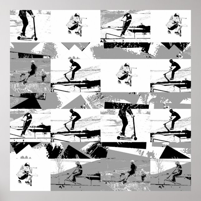 Póster Escoge por ahí - Stunt Scooter Rider (Frente)