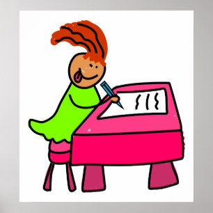 Póster Escolar Kid
