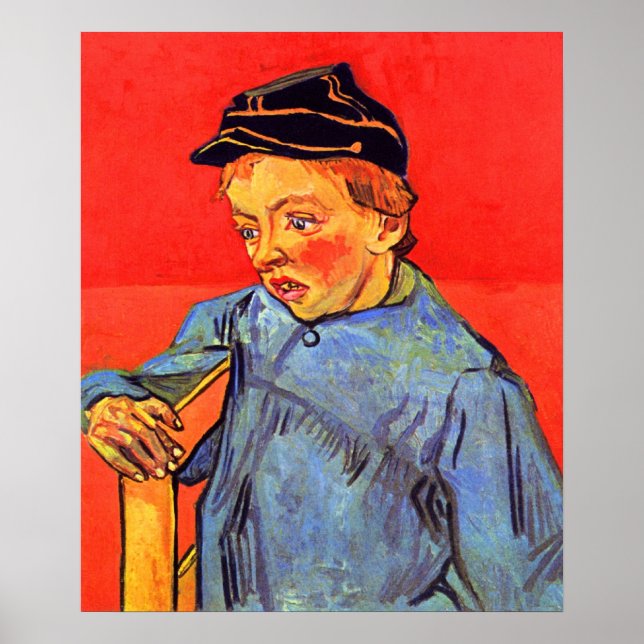 Póster Escolar por Vincent van Gogh (Frente)