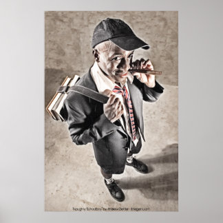 Póster 'Escolar travieso' por Andrew Gettler