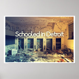 Póster Escolarizado En Detroit