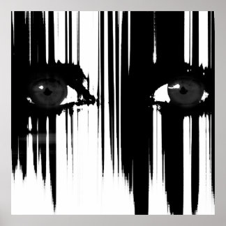 Póster Escondiéndose detrás del dolor