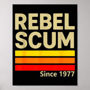 Póster Escoria Rebelde Desde 1977 Clic Retro Iconico Vint