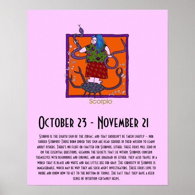 Póster Escorpio (Frente)