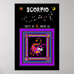 Póster Escorpio Escorpiano