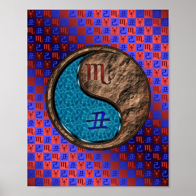 Póster Escorpio y óx terrestre (Frente)