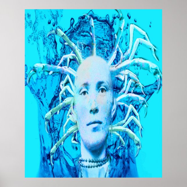 Póster Escorpión azul (Frente)