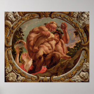 Póster Escorpión, de los Rótulos del zodiaco