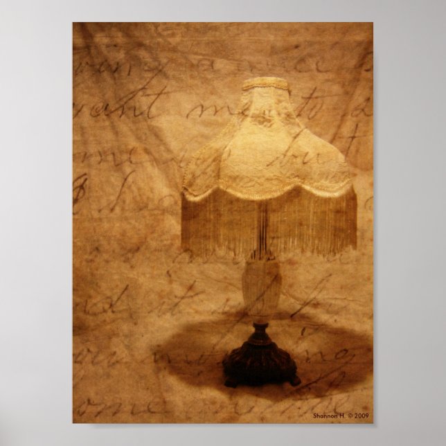 Póster Escrito con Poster de amor (Frente)