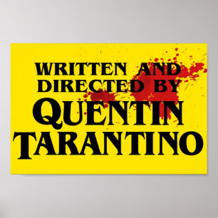 Póster Escrito Y Dirigido Por Quentin Taran