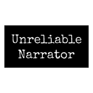 Póster Escritor - Narrador poco fiable I