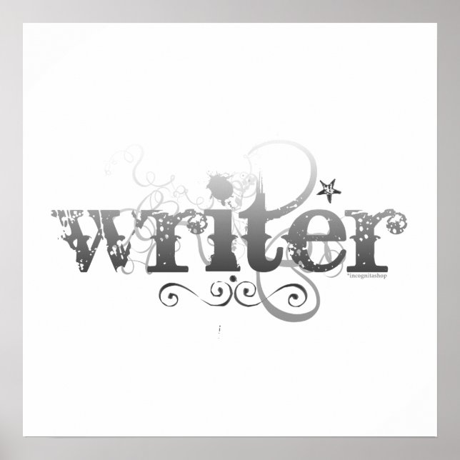 Póster Escritor Urbano (Frente)