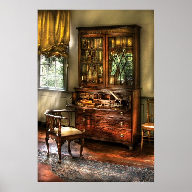 Póster Escritorio - El estudio (Frente)