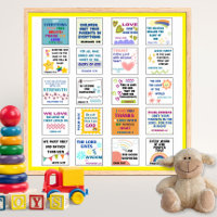 Escritura de corte niños memoria verso biblia