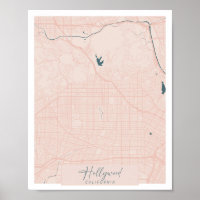 Escritura de Cuadros Rosa y Azul de Hollywood Cali