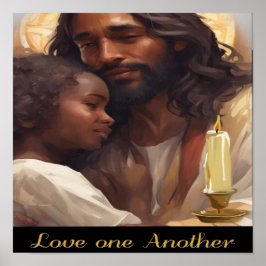 Póster Escritura de Jesús y el Niño