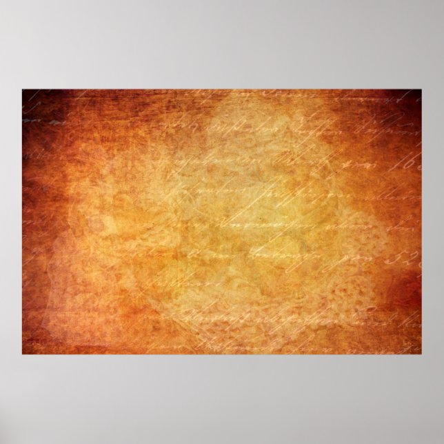 Póster Escritura de papel (Frente)