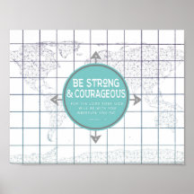 Escritura Inspiradora de mapa minimalista