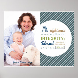 Póster Escritura y el Día del Padre Fotógrafo