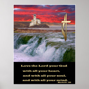 Póster Escrituras cristianas poster