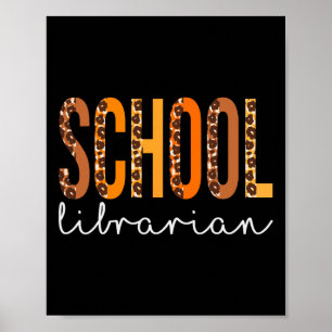 Póster Escuadrón Bibliotecario Escuadrón Cute Otoño