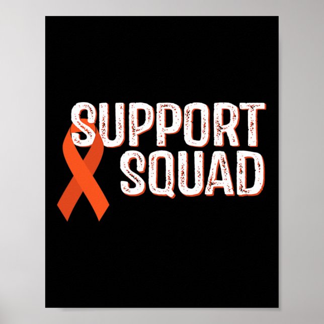 Póster Escuadrón De Apoyo A La Concienciación De Rsd Crps (Frente)