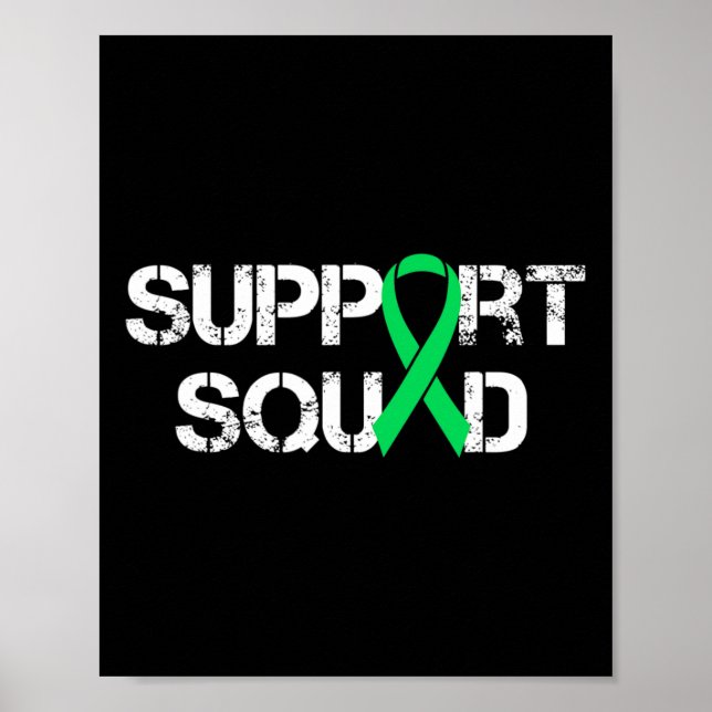 Póster Escuadrón de apoyo a la enfermedad (Frente)